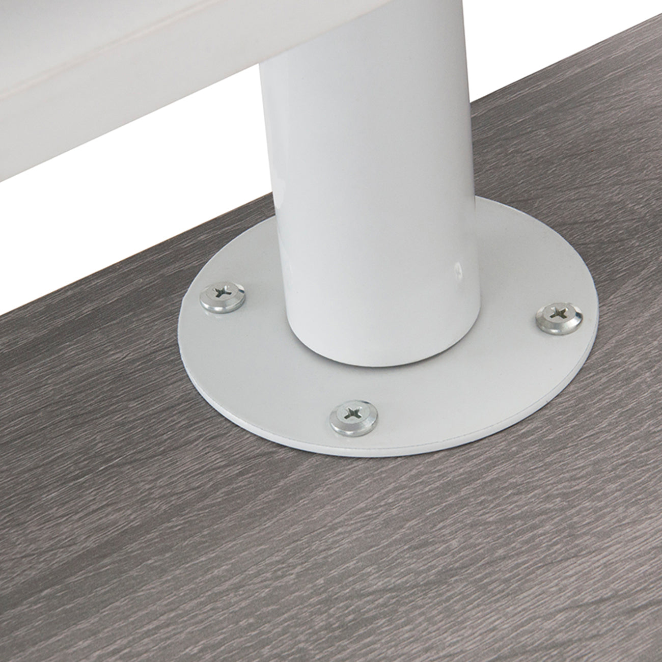 Rotating Multi-Positional Modern Desk, Gray