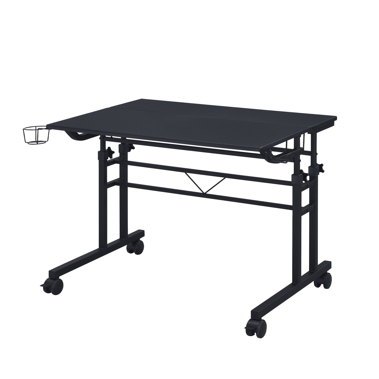 Rolling Writing Desk, Black