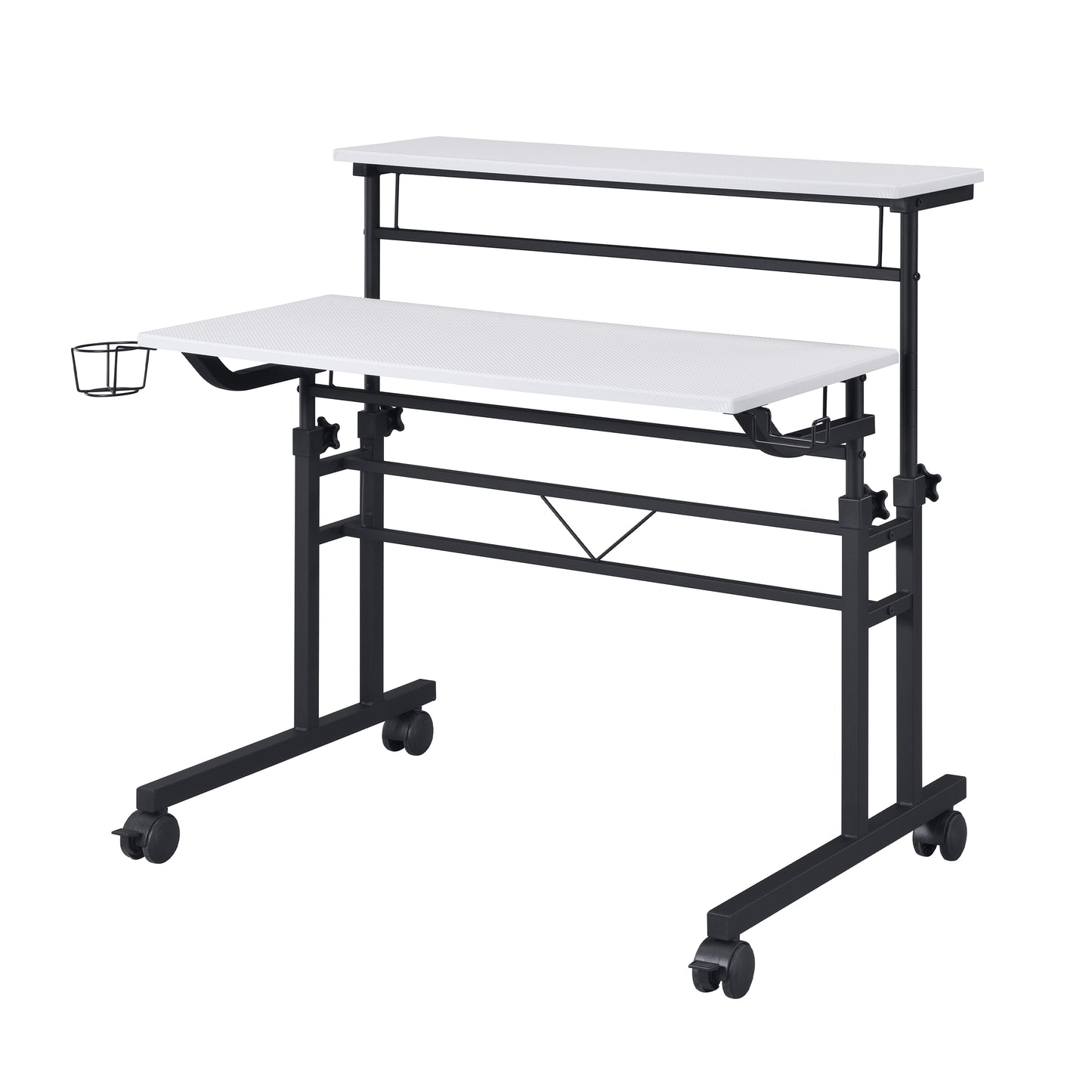 Rolling Writing Desk, White
