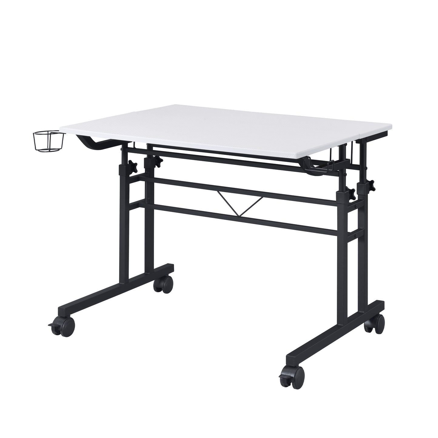 Rolling Writing Desk, White