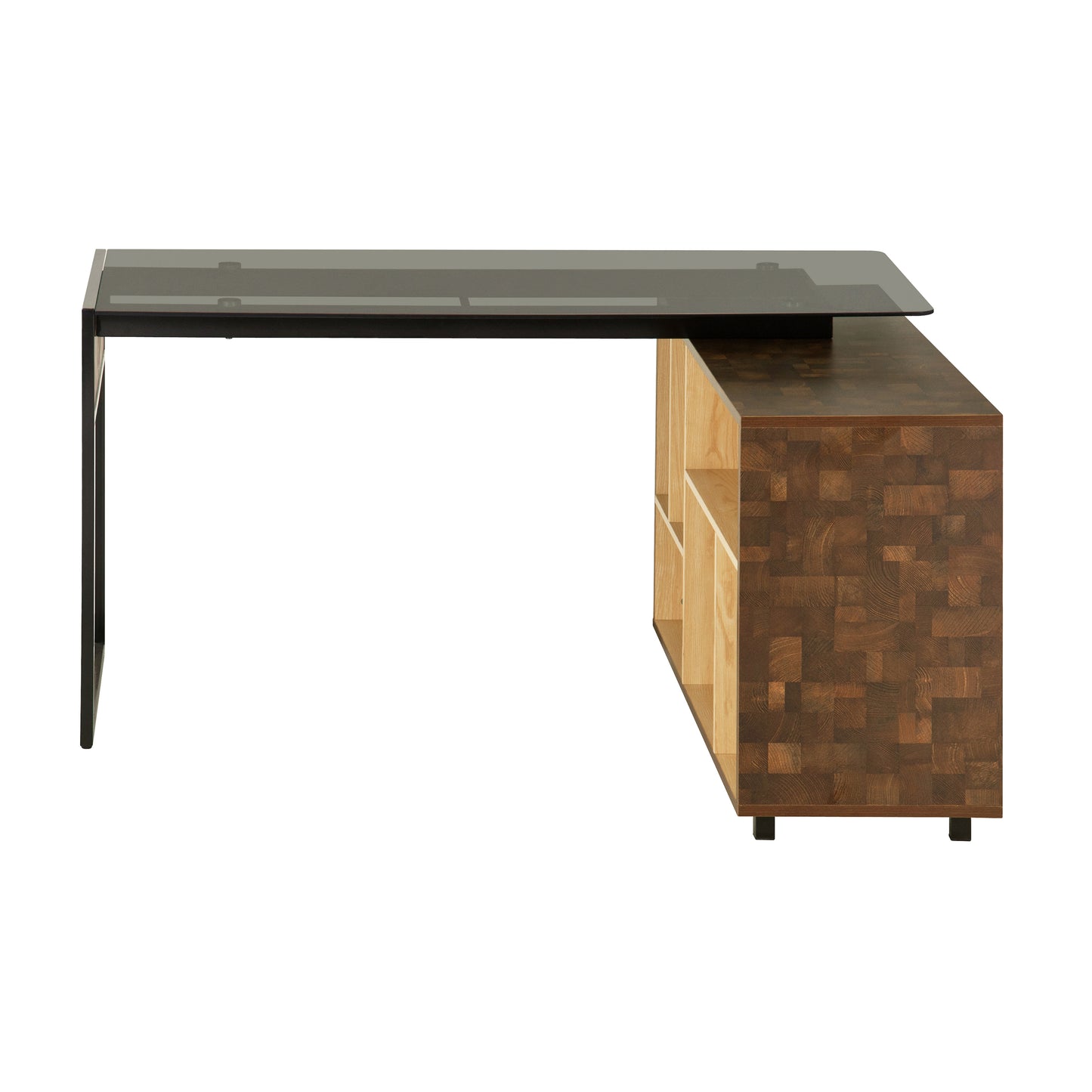 L-Shape Corner Desk, Oak