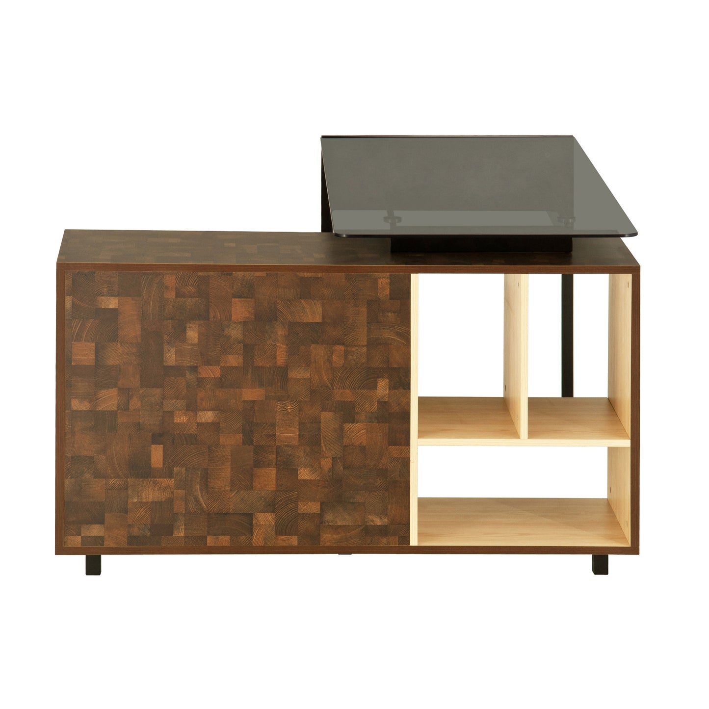 L-Shape Corner Desk, Oak