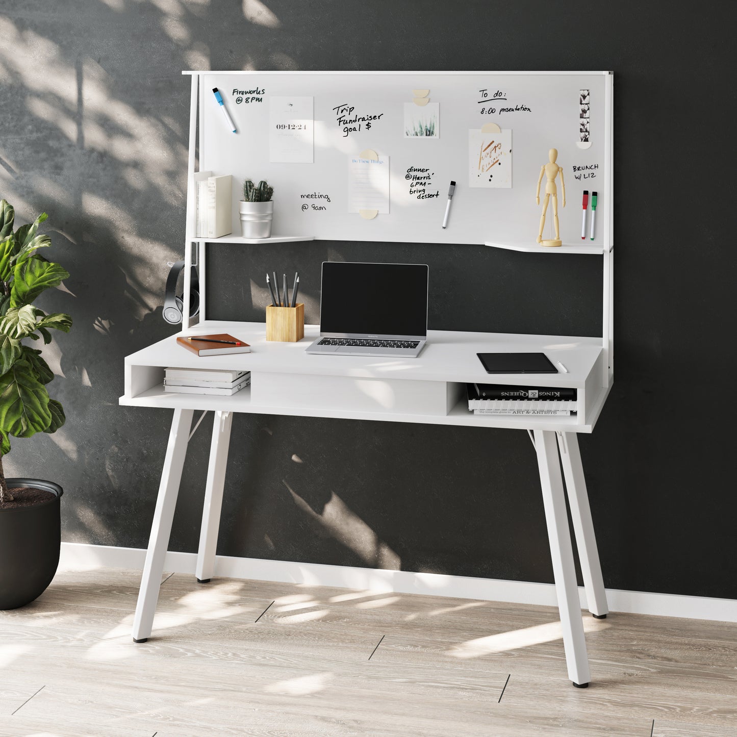 The Magnetic White Board Desk