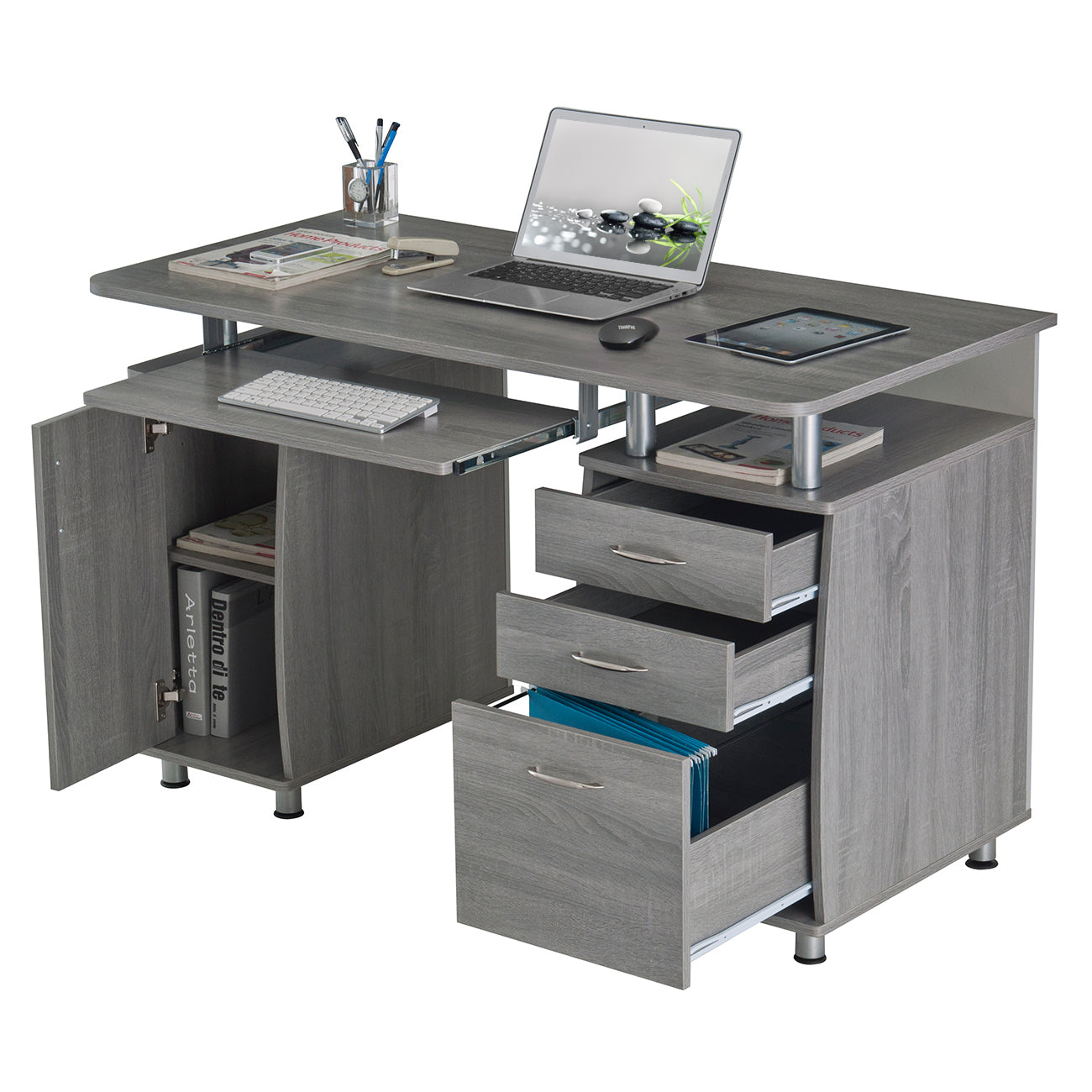 The Complete Desk, Gray