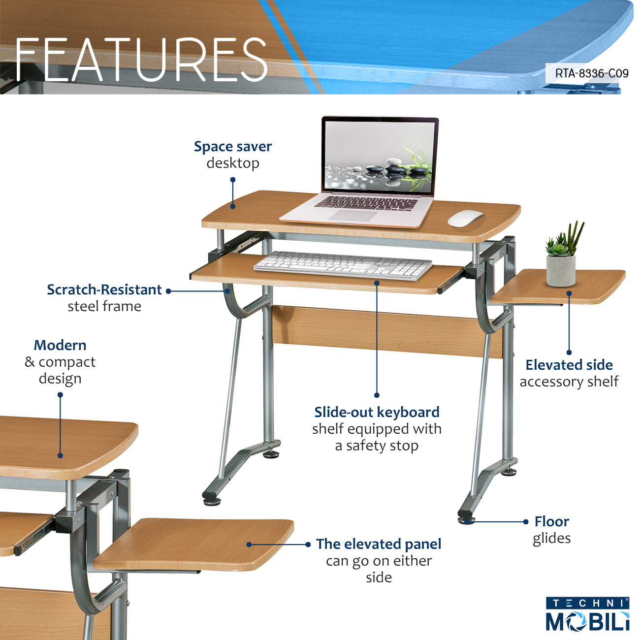 The Compact Computer Desk