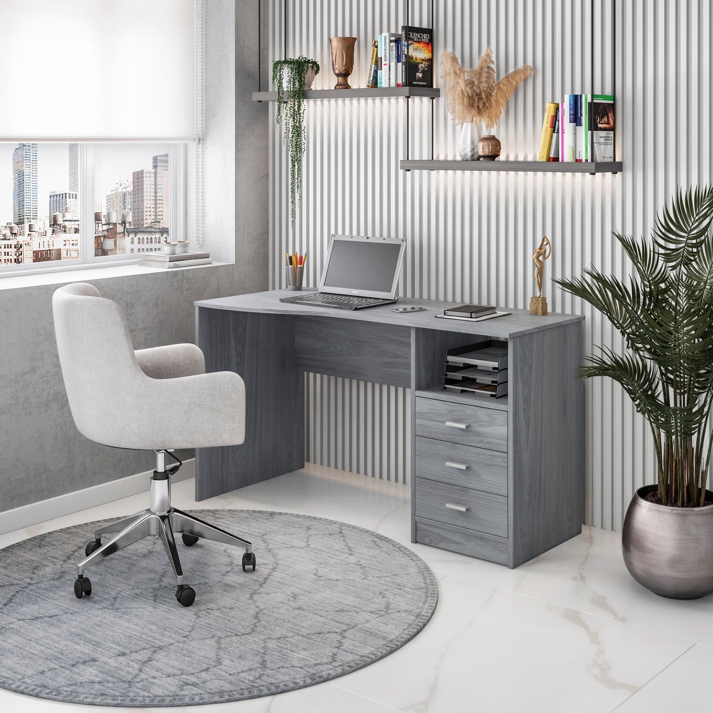 The Classic Gray Desk