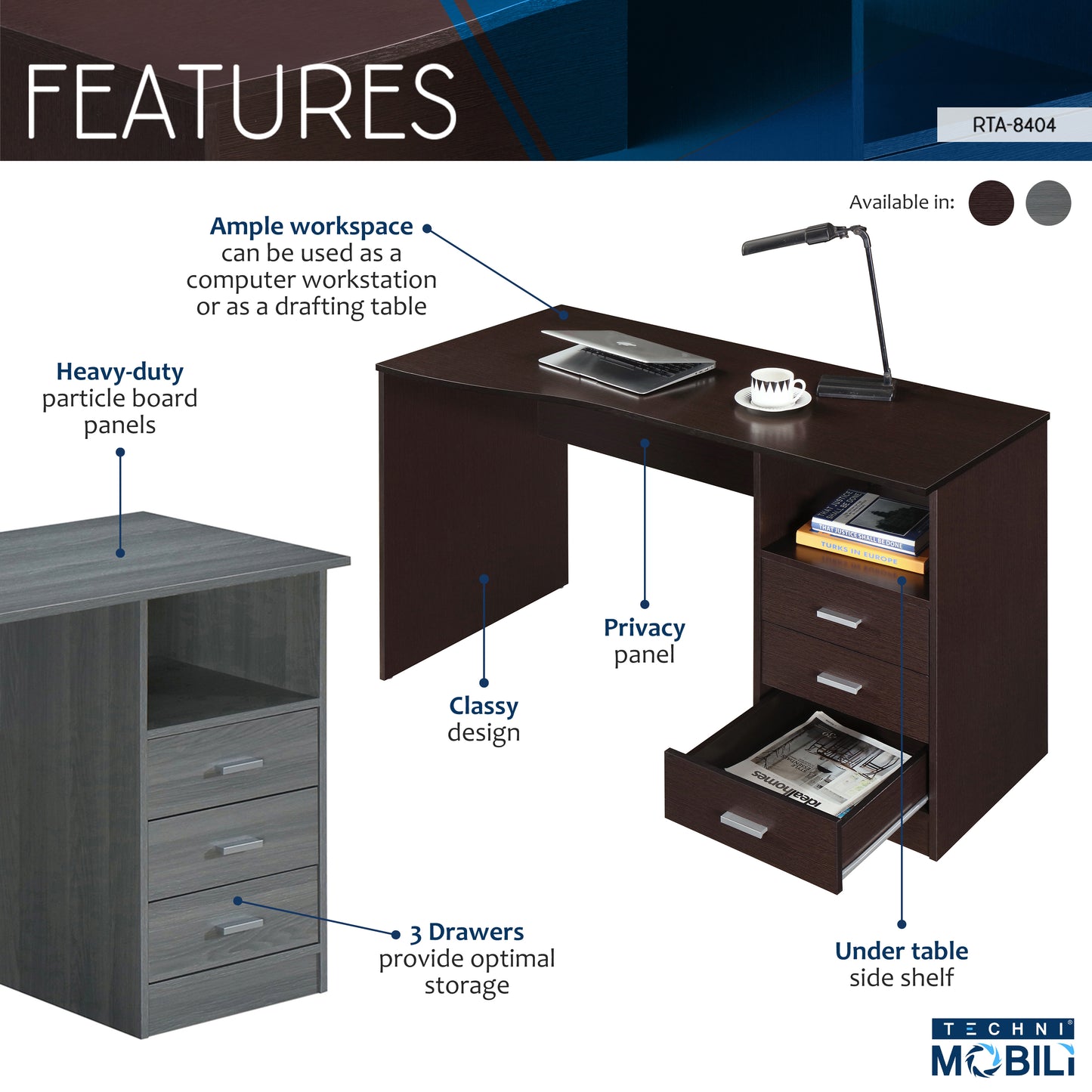 The Classic Gray Desk
