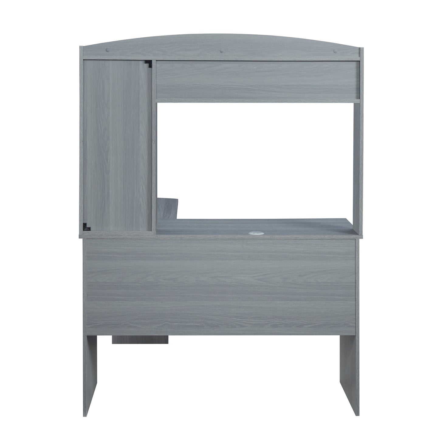 Gray Modern L-Shape Work Desk
