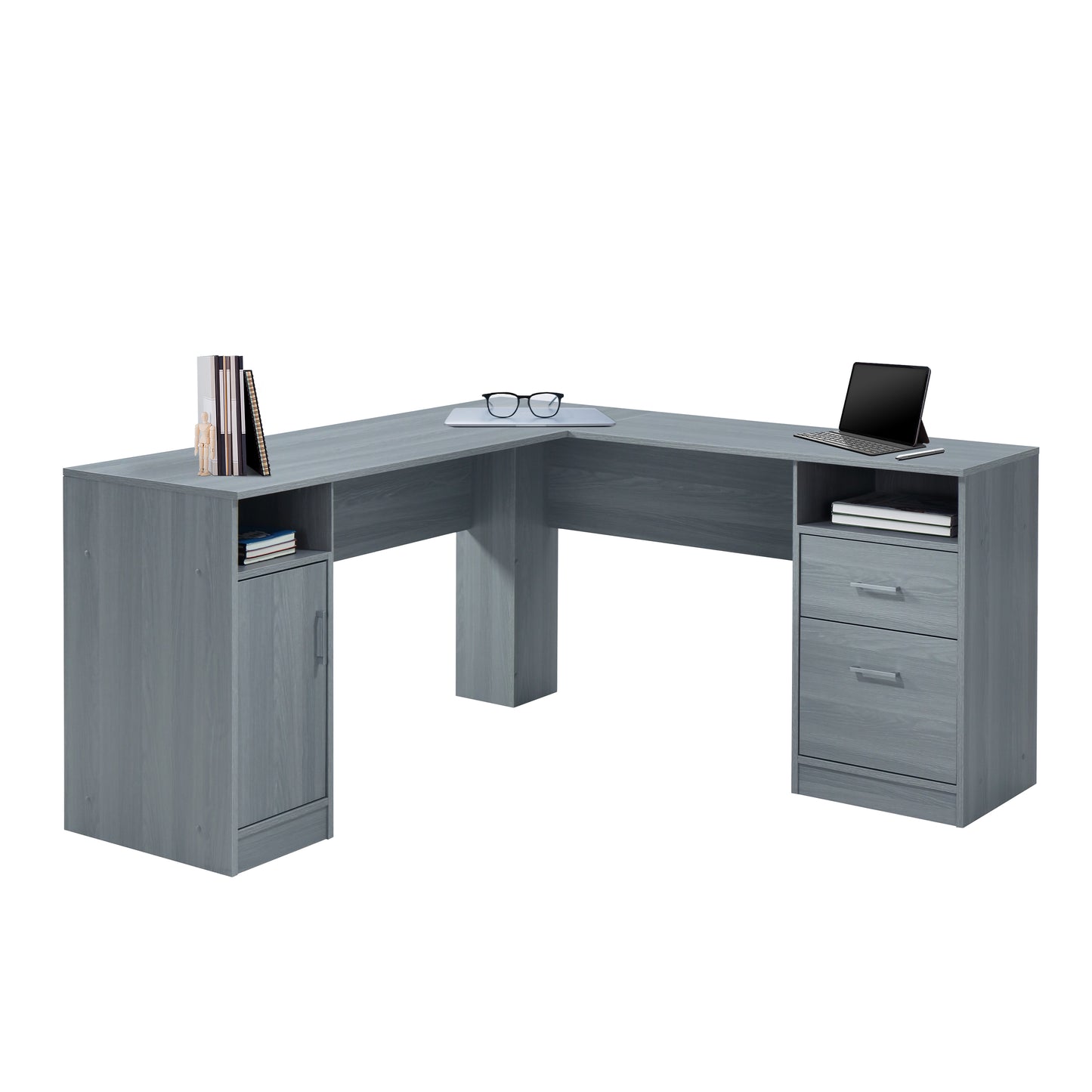 Large Gray Workstation