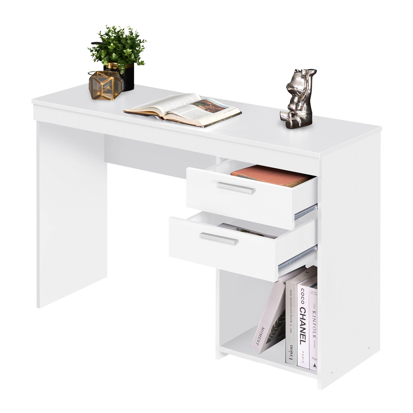 White Office Desk