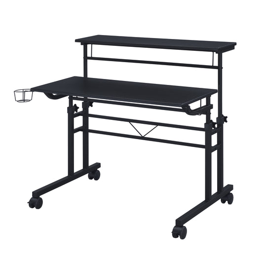 Rolling Writing Desk, Black