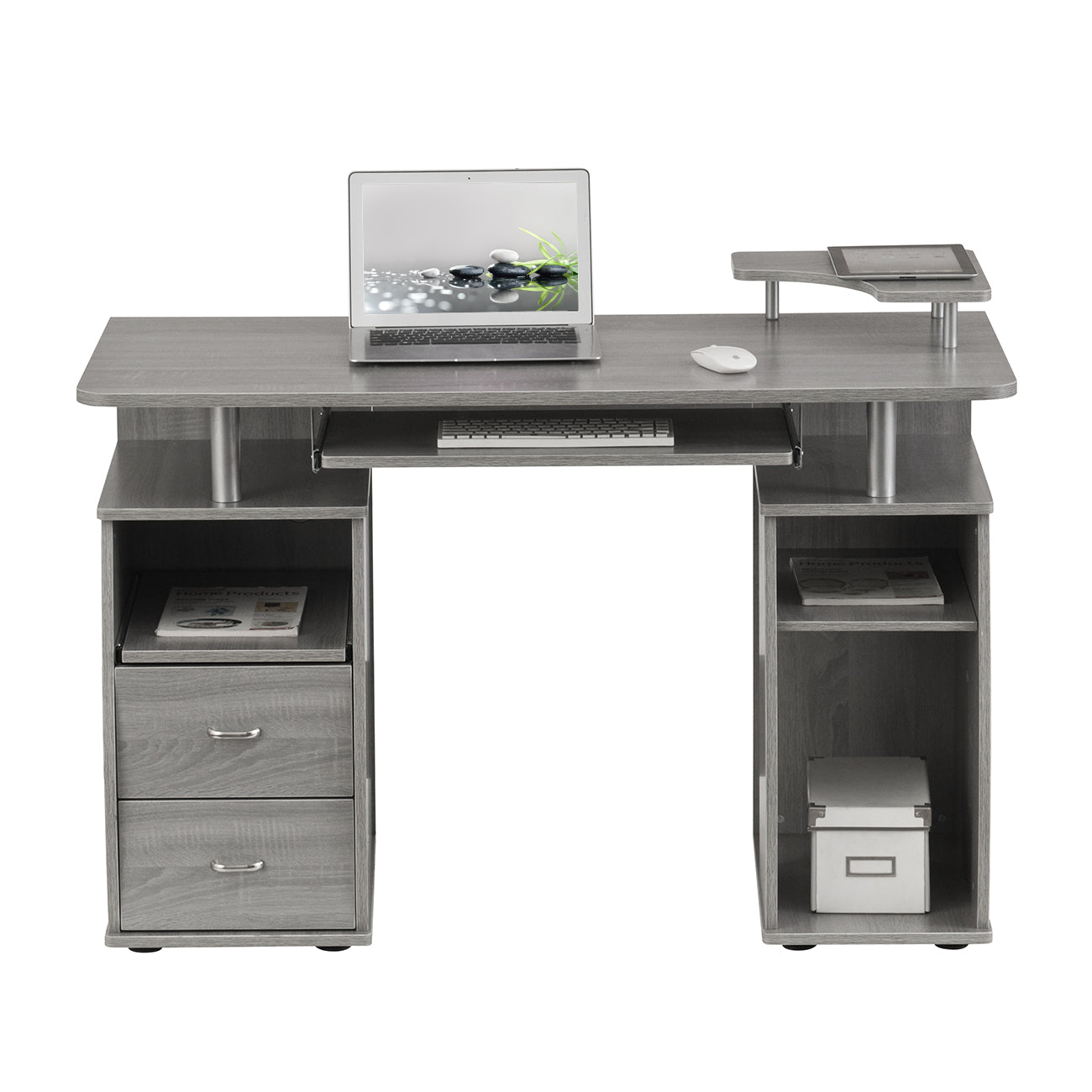 Gray Workstation Desk