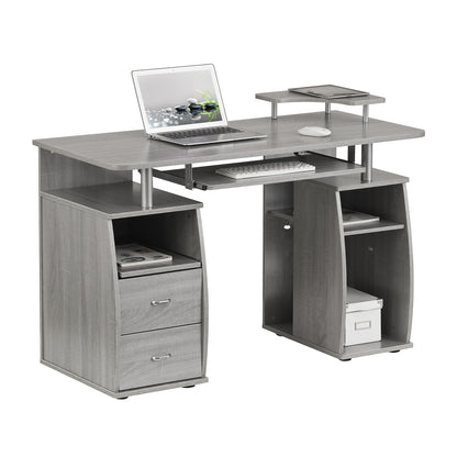 Gray Workstation Desk