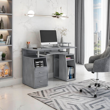 Gray Workstation Desk