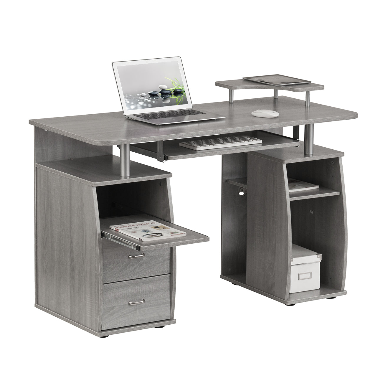 Gray Workstation Desk