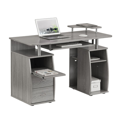 Gray Workstation Desk