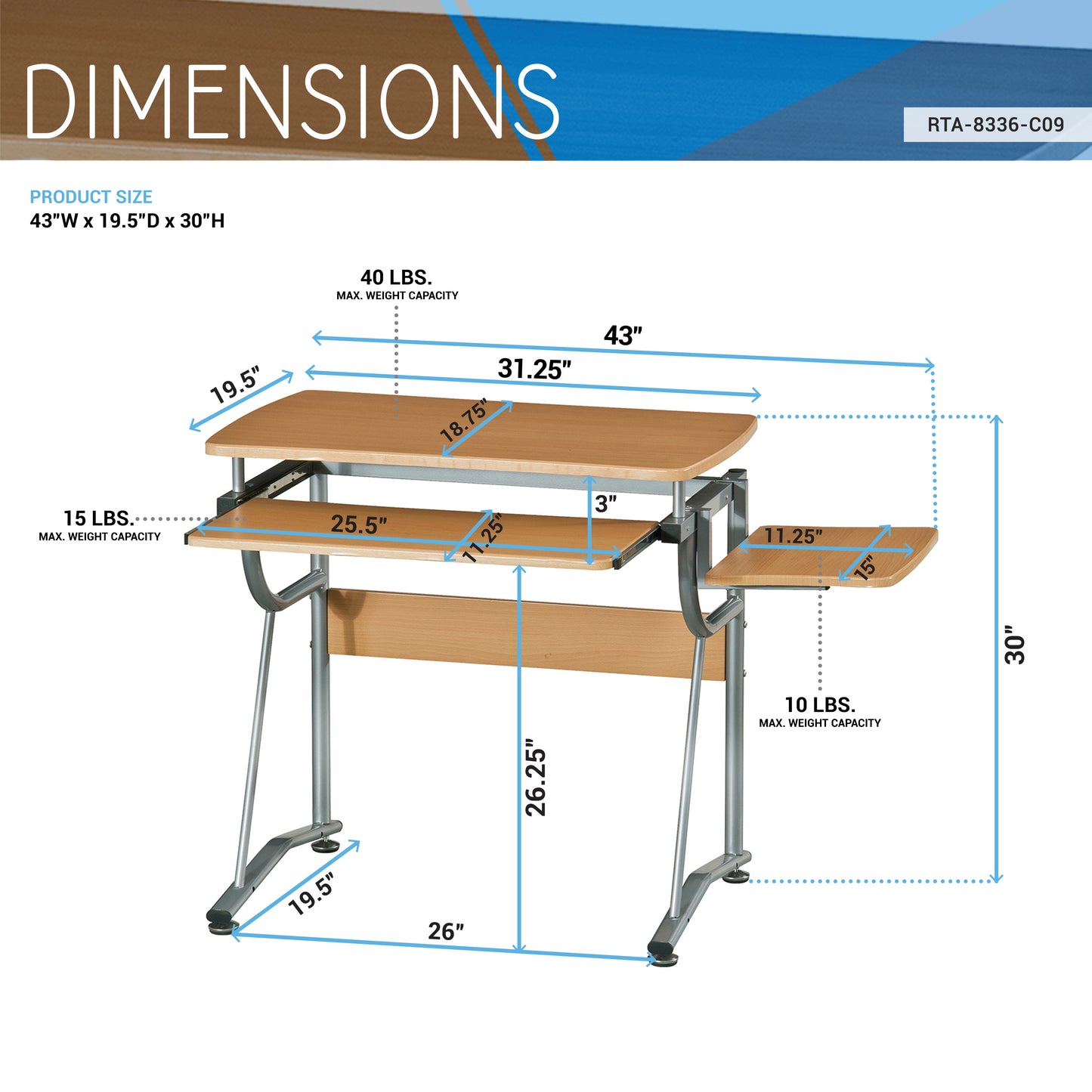 The Compact Computer Desk