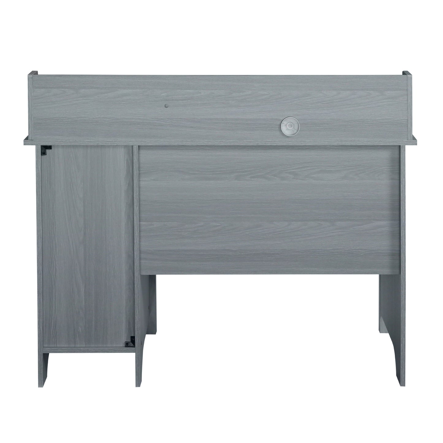 Traditional Gray Office Desk