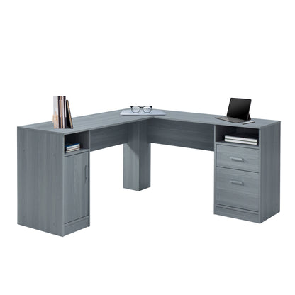 Large Gray Workstation
