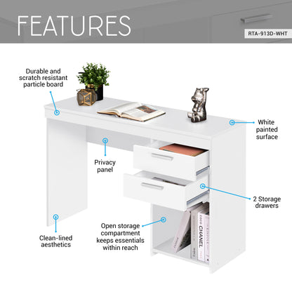 White Office Desk