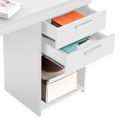 White Office Desk
