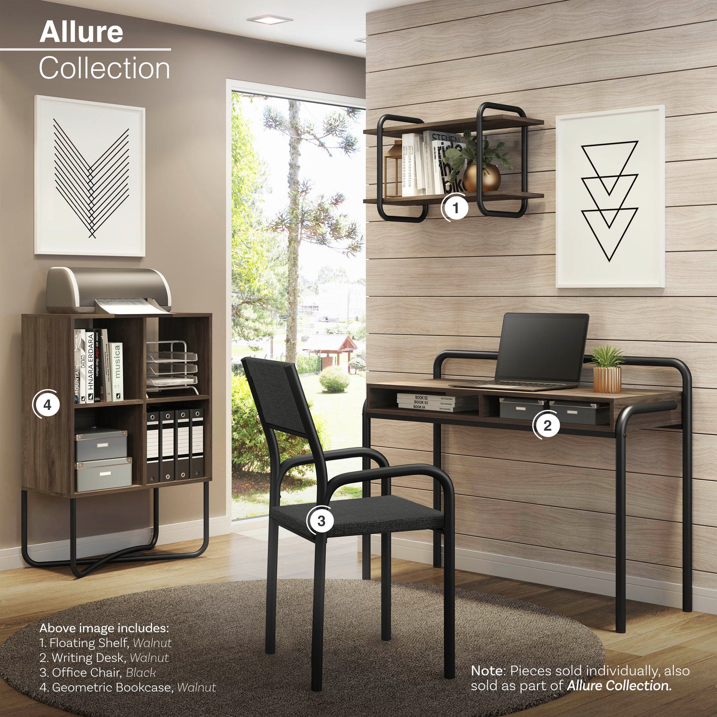 Walnut Classic Writting Desk