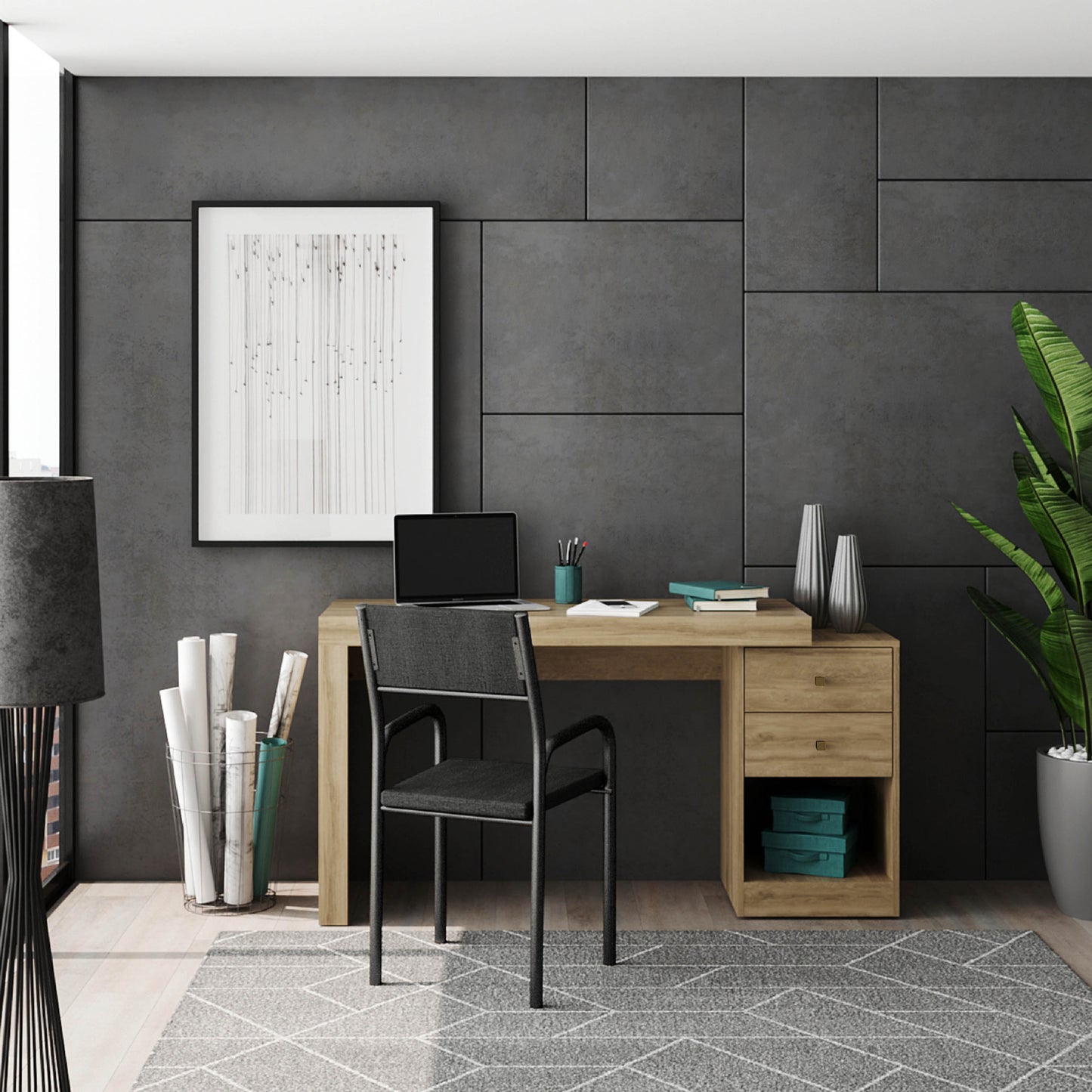 Expandable Office Desk