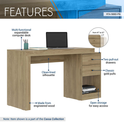 Expandable Office Desk