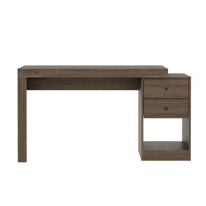 Walnut Expandable Office Desk