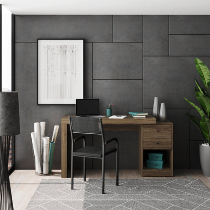 Walnut Expandable Office Desk