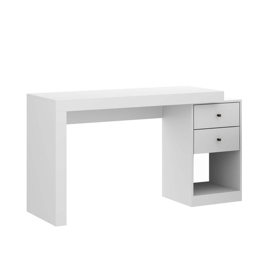 White Expandable Office Desk