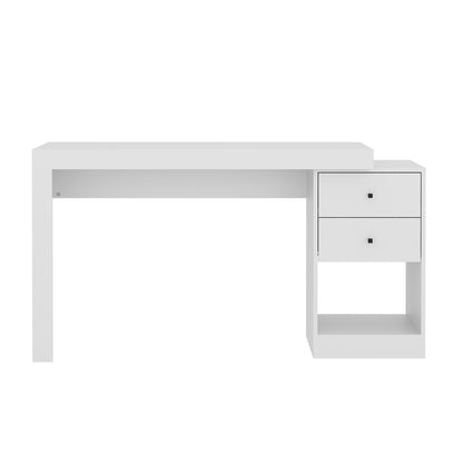 White Expandable Office Desk