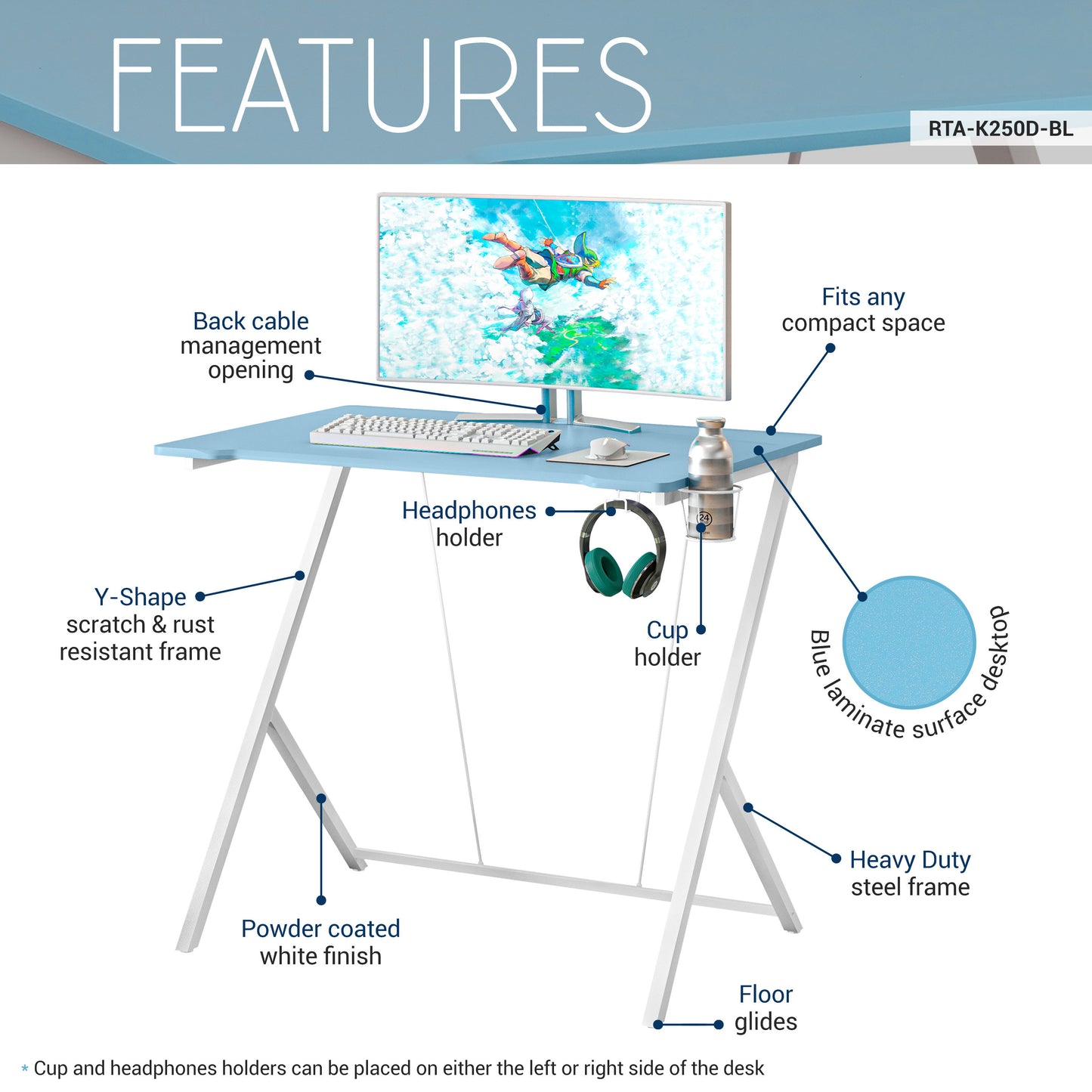 Blue Compression Desk