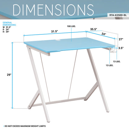 Blue Compression Desk