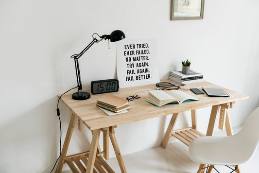 Natural Wood Executive Desk